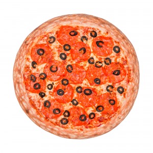 Пицца Пепперони с маслинами 30 см.