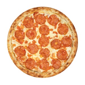 Пицца Пепперони с томатами 25 см.